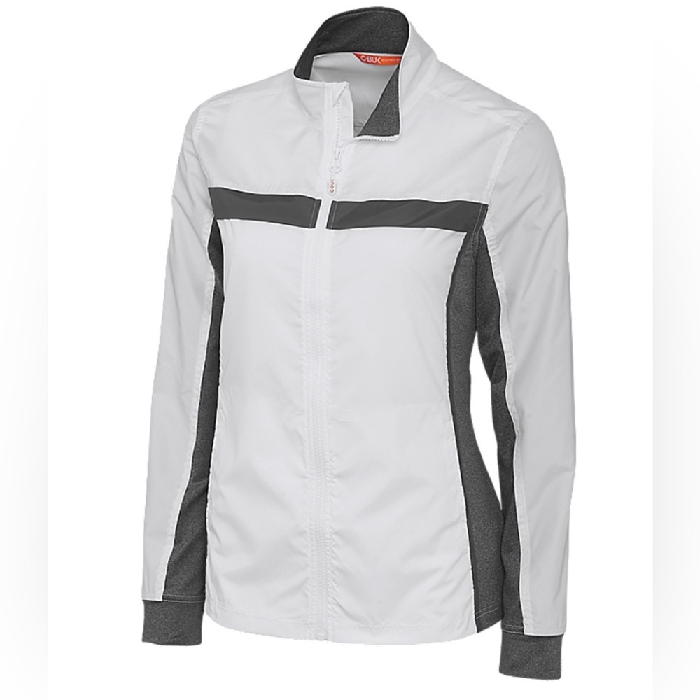 CBUK Swish Jacket white/grey size medium